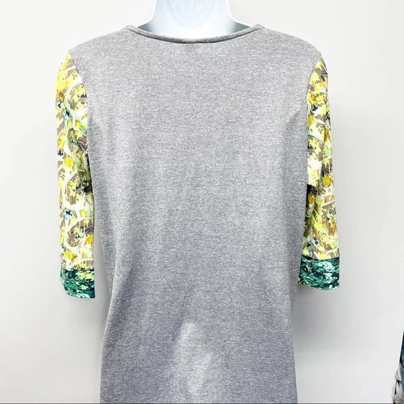 Maaji Activewear Top Long Sleeve Gray Size Large - Picture 7 of 13